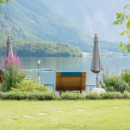 Glueck Am See - Apartment Mit Seezugang Hallstatt Bagian luar foto