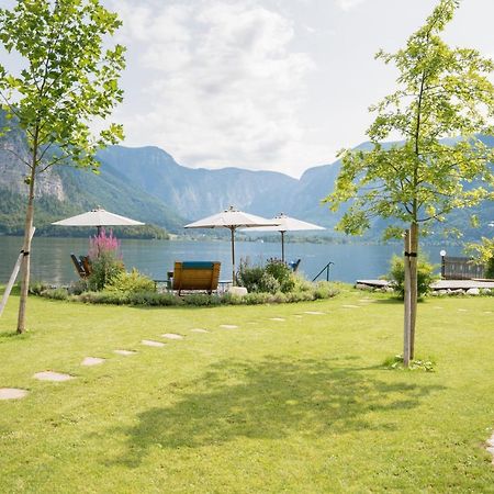 Glueck Am See - Apartment Mit Seezugang Hallstatt Bagian luar foto